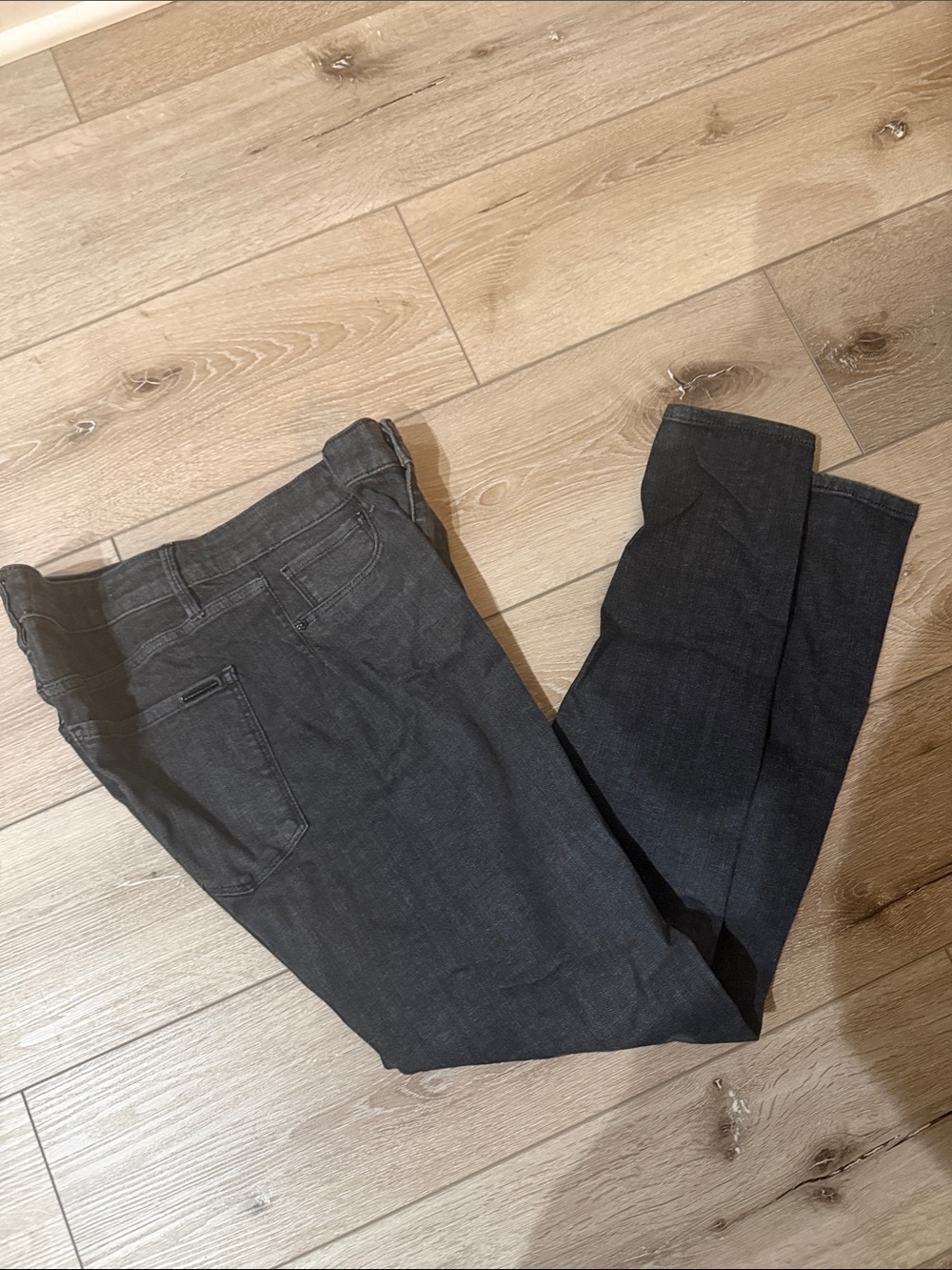 White House Black Market Charcoal Gray Denim Legging